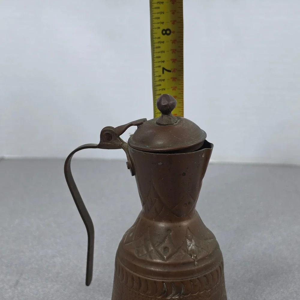 Antique Copper Pitcher, Ewer Water Boiler, Turkish/Persian